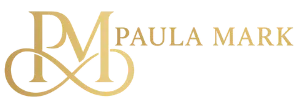 Logo Dourado PaulaMark - Estratégia Digital